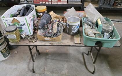 (Offsite) 4FT Folding Table w/ Assorted Supplies!