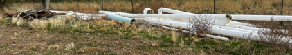 (25+) 2&rdquo;-8&rdquo; Assorted PVC Pipe (Estimated 20+ Feet Long) (10+) Assorted Lumber