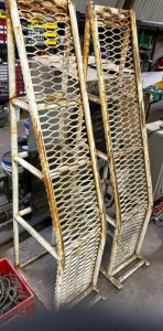 (1) 67&rdquo;L x20&rdquo;H x15&rdquo;W Steel Car Ramps