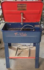 (Offsite) Chicago Electric 20 Gal Parts Washer - 35"H x 30"W x 21"D