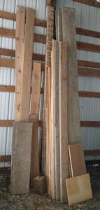 Approx. (30+) 15' Down to 1' Bundle of Wood/Lumber