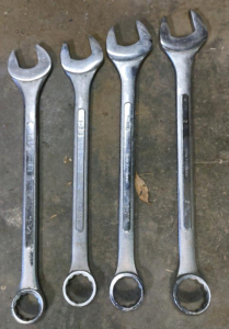 (4) Assorted Sized Heavy-Duty Wrenches-(1) 1-5/8", (1) 1-3/4", (1) 1-7/8", (1) 2"
