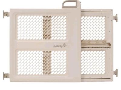 (1) Safety 1st - Lift, Lock & Swing Baby Gate For Doorways, Pressure Or Hardware Mount - W/Hardware, Fits 28"-42" Wide