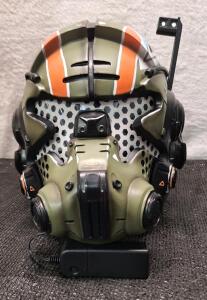 (1) Titanfall Jack Cooper Helmet - Cosplay Mask Prop W/ LED Lights