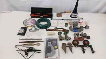 (5) Tubing Cutter (1) Soldering Iron (1) Pittsburgh 1/2" Impact Socket Set & More