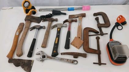 (1) Skil Engraver (4) Hammers (1) RV Surge Protector 30Amp 125V & More