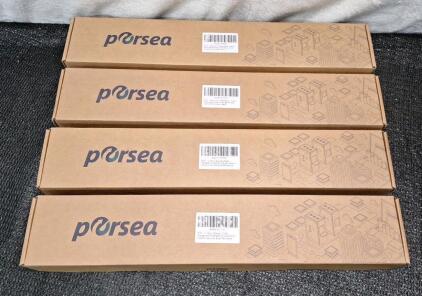 (4) 4-Packs Of Porsea 1U, 19" Metal Blank Rack Mount Panel Spacers