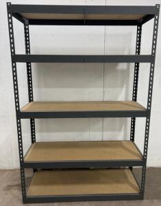 (5) Heavy Metal Storage Shelving Unit (Please Read Description)