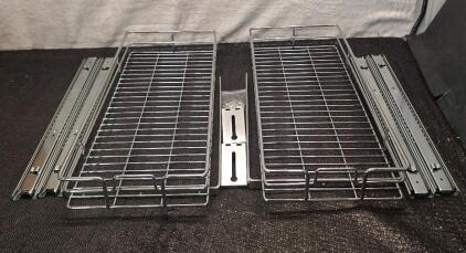 (1) 2-Tier Under Cabinet Pull Out Organizer
