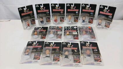 (14) Headliners NHLPA Hockey Figurines Including Mark Messier And Martin Broduer