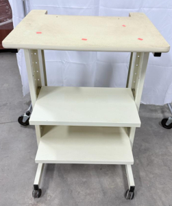 (1) Metal Rolling Utility Cart - 3ftx2ftx25.5&rdquo;