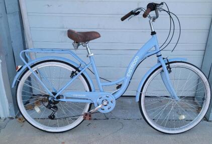 26" Eisyrood 7-speed Cruiser Bike, lavender