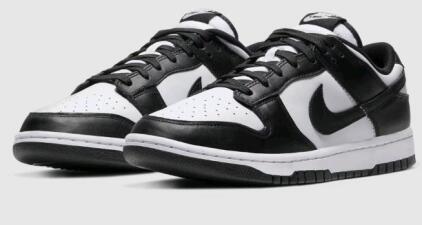 (1) Pair Of Nike Dunk Low Tennis Shoes, White / Black, Size 11