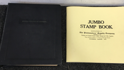 (2) Vintage Stamp Books With Stamps