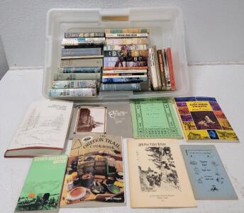 (40) Oregon Book Lot. "Thunder Over The Ochoco" Five Volume Paperback Set by Gale Ontko, "Oregon for the Curious", The Oregon Desert", "Oregon Trail Cookbook" "History of Deschutes Country in Oregon"<br/><br/>