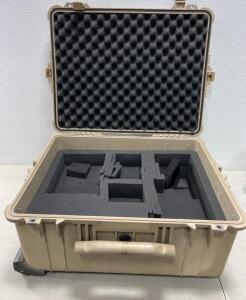 (1)Empty Pelican Case 1610 (12)Rain Sprinkles Spray Heads (Please Read Description)
