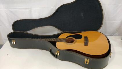 (1) Abilene AW-020GA Acoustic Guitar W/ Case