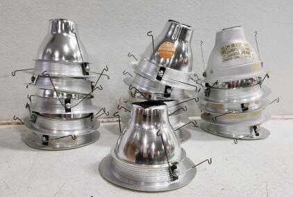 (16) Halo Air-Tite White Trim Light Fixtures