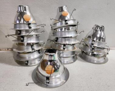 (16) Halo Air-Tite White Trim Light Fixtures