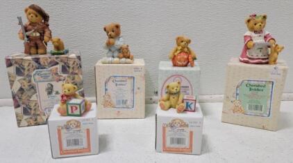 Large Assortment Of Cherished Teddies Ceramic Figurines