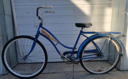 26" Flight King Bike, blue
