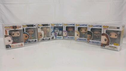 (8) POP! Television Vinyl Figure Collectables Including Mrs.Who 399 And Hester Shaw 680