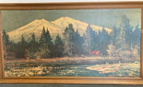 Framed Landscape Painting