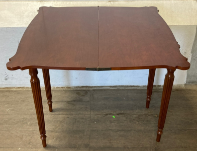 Antique Card Table w/ Swivel Top