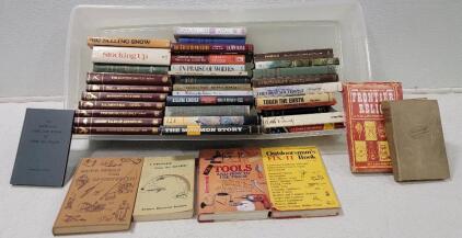 (40) Book Lot "2000 Ideas for Sportsmen", "Tools and How to Use Them", "Outdoorsman's Fix-it Book", " "The Operation and Care of Farm Machinery"