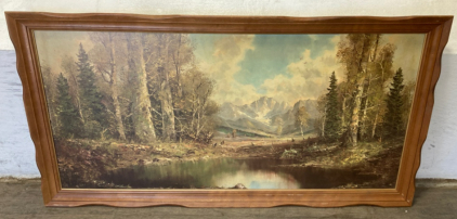 Framed Landscape Painting