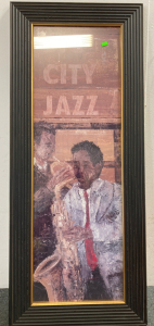 Framed &ldquo;Big City Jazz&rdquo; Print