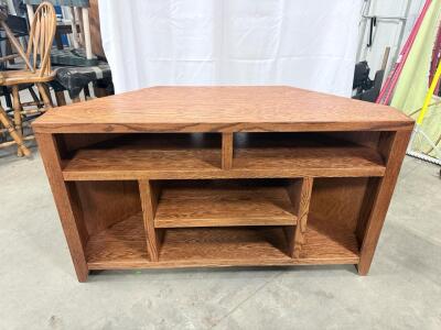 (1) Wooden TV Stand - 52&rdquo;x20&rdquo;x35&rdquo;