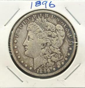 1896 Morgan Silver Dollar, United States, One Dollar Coin