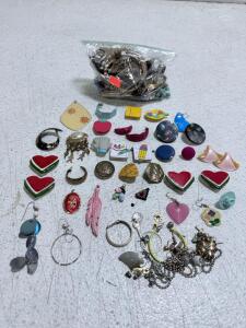 Large Assortment Of Costume Jewelry