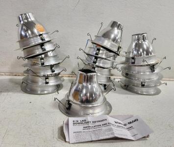 (18) Halo Air-Tite White Trim Light Fixtures