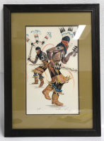 'Devil Dance' Framed Lithograph