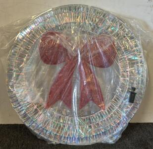 Large Outdoor Light-Up Christmas Wreath