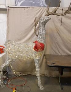 7 ft. Lighted Christmas Reindeer Decoration
