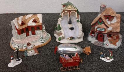 Holiday Time Ceramic Collectable Figureines
