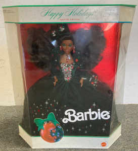 1991 Happy Holidays Special Edition Barbie AA Christmas Doll