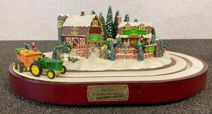John Deere "A Christmas Remembered" Collectible Christmas Village Display