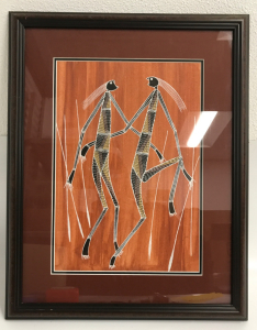 'Mimi Spirits With Weapons' - Aboriginal Painting