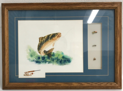 'Rising Trout' by Gene Sherman
