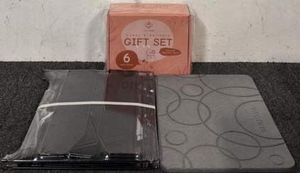 Honeyhugs Labor & Delivery Gift Set, Majova Stone Drying Mat, & Goodzy 2-Tier Organizer