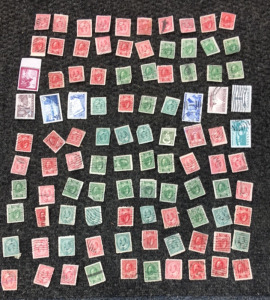 (100) Vintage Foreign Stamps