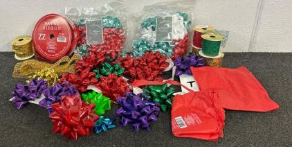 Various Bows And Ribbons