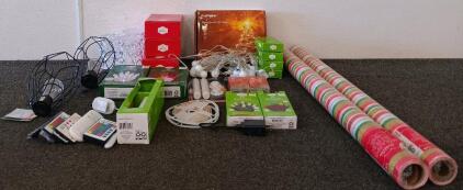 (500+) Variety Christmas Lights, LED Light Strips With Remote, Christmas Gift Wrap