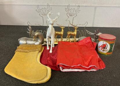 Reindeer Lot!! Including Stalking Hangers, Statues, And More