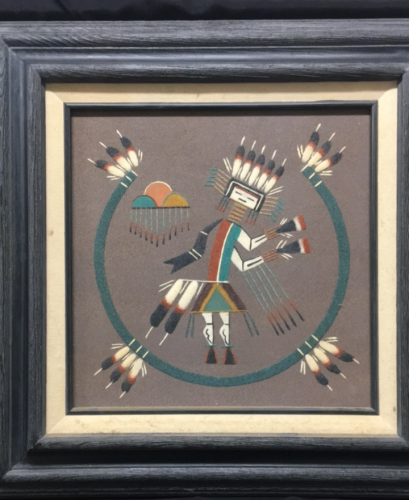 'Rainbow Yei' - Navajo Sand Painting