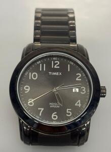 Timex Men's Highland Street Watch W/ Black Stainless Steel Expansion Band &ldquo;Gift For Men&rdquo;
